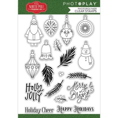 PhotoPlay North Pole Trading Co. Clear Stamps - Deck The Halls